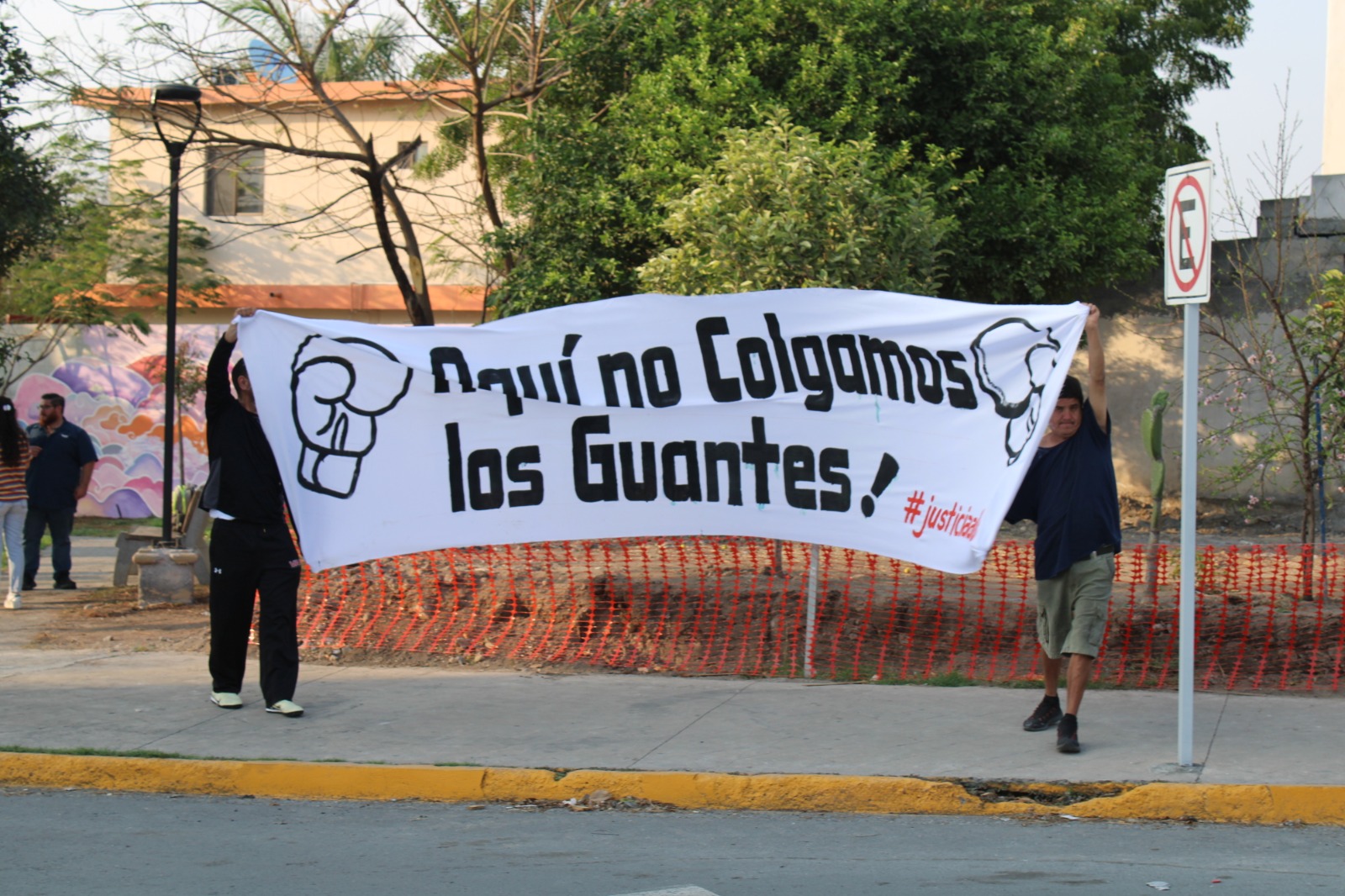 EXITOSA PROTESTA BOXÍSTICA EN EL AURORA BOXING CLUB